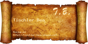Tischler Bea névjegykártya